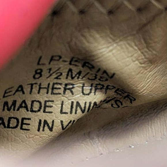 Lucky Brand Shoes Womens 8.5 Erin Ballet Flats Round Toe Leather Bourbon - Picture 7 of 7